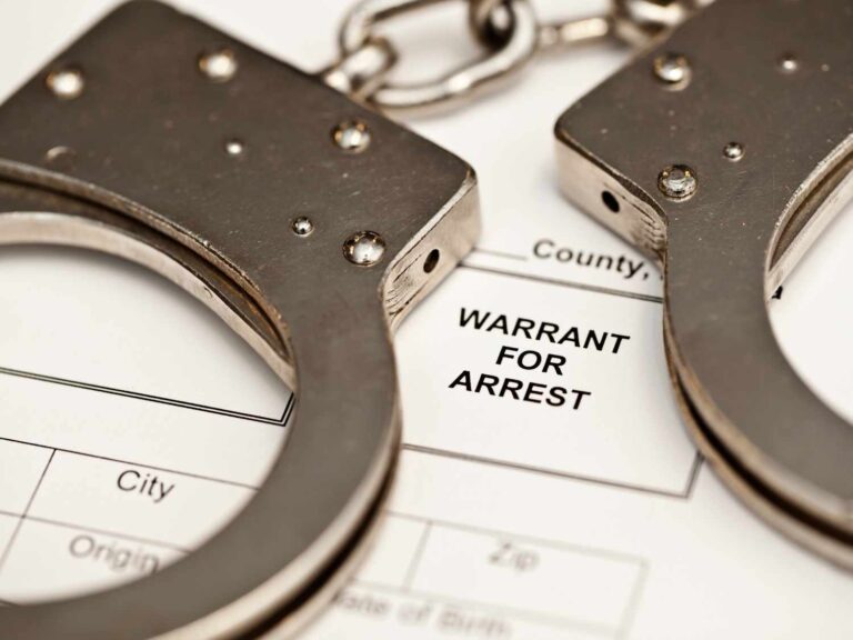 warrant for arrest