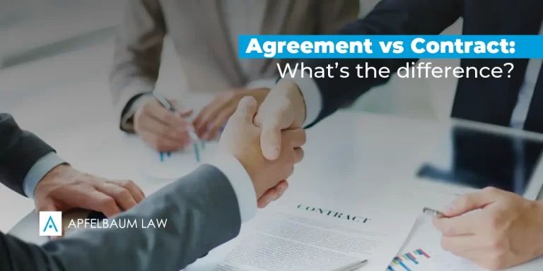 Difference between agreements and contracts