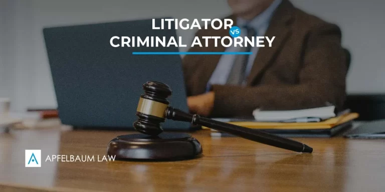 Litigator vs Criminal attorney